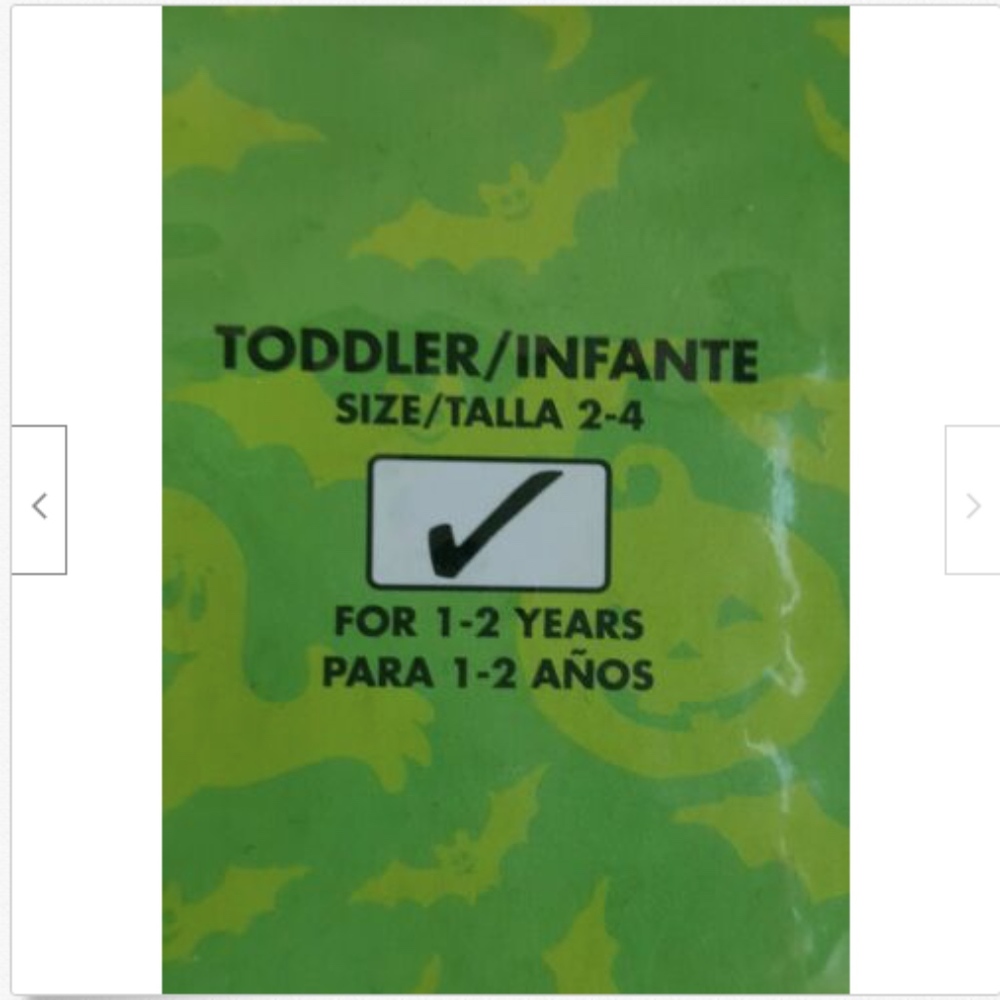 Toddler Halloween Dress Costume Web Witch Orange black size 2-4 Rubies * - Picture 6 of 7